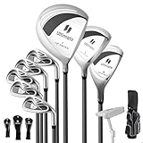 COSTWAY Komplett Golfschläger Set Damen, 15 teilges Golf Set Rechtshänder mit...