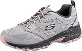 Skechers Damen Hillcrest Pure Escapade Walking-Schuh, Gray Leather Mesh Pink...