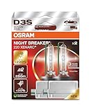 OSRAM XENARC NIGHT BREAKER 220, D3S, +220% mehr Helligkeit,...