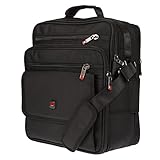 Christian Wippermann XXL Umhängetasche Flugbegleiter Herren Tasche Messenger...
