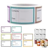 500 Stück Gefrieretiketten Zum Beschriften,Gefrieretiketten,Aufkleber Zum...