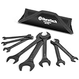 DURATECH Doppelmaulschlüssel Satz Extra Flach, 8-teilig, Metrisch, 5,5mm-27mm,...
