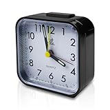 tekenewbse Wecker Analog Ohne Ticken, Wecker Laut für Tiefschläfer, Alarm...