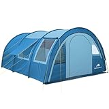 CampFeuer Zelt Multi für 4 Personen | 5000 mm Wassersäule | Blau/Hellblau |...