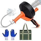 Rohrreinigungsspirale 10M, Spirale abfluss Rohrreinigung, Abflussspirale,...