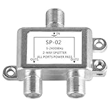 zoerbufan 2-Fach SAT BK Verteiler, SAT & BK-Verteiler für TV & Radio - für...