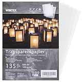 WINTEX Transparentpapier bedruckbar A4 135 Blatt 100g/m² - Transparentpapier...