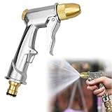 Gartenbrause, 100% Metall Garten Spritze, Hochdruck-Zinklegierung, Garten...