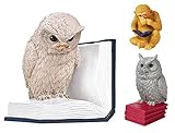 moses. Buchstütze B-Uhu-ch - Deko Objekt für das Bücherregal, 3D Eule als...