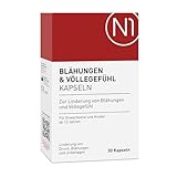 N1 Blähungen & Völlegefühl Kapseln 30 St. - Medizinprodukt gegen Blähungen -...