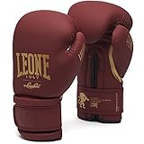 LEONE 1947, Boxhandschuhe der Bordeaux-Edition, Unisex-Erwachsene, Bordeaux, 14...