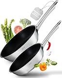 RÖSLE Moments Pfannenset 2-tlg 20/28 cm – Hochwertige Bratpfanne Edelstahl...