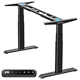 Ergofino Höhenverstellbarer Schreibtisch Gestell - GS-Zertifiziert, 2 Motoren,...