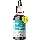 Flüssig Chlorophyll aus Alfalfa (50ml) - hochdosiert mit 200mg Chlorophyllin -...