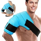 Comfytemp 3D-Kühlmanschette für Schulter und Oberarm mit Klettverschlüsse,...