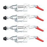 4 Stück Kniehebelspanner Schnellspanner Set Push Pull Toggle Clamp...