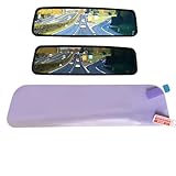 Auto Rückspiegelfolie - 5 X 20 Cm Anti-Beschlag-Blendspiegelfolie,...