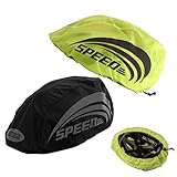 2Stück Fahrradhelm Regenschutz Wasserdichter Helm Regenüberzug Helmüberzug...