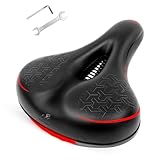 Bequemer Memory-Schaum Fahrradsattel für Damen und Herren – Stoßdämpfend,...