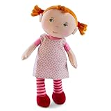 HABA Kuschelpuppe Roya – Weiche Stoffpuppe 25 cm, ideal für Babys und...