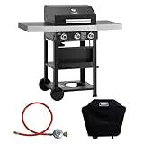 TAINO WABAYA 3+0 Gasgrill Grillwagen 3 Brenner Keramik Sear-Burner...