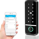 Candeon Elektronisches Smartes Türschloss, RFID/Tuya-App/WiFi Zugangskontrolle...