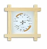 TFA Dostmann Sauna-Thermo-Hygrmometer, 40.1008, mit Holzrahmen, besonders...