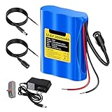 CITYORK 12.6V DC 3000mAh wiederaufladbarer Lithium-Ionen Akku für Solar...