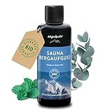 AllgäuQuelle® Saunaaufguss mit 100% BIO-Öle Atemwohl Eukalyptus Minze Salbei...