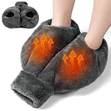 Fußwärmer Ohne Strom,2L Wärmflasche Füße,Weiches und Warmes Foot Warmer,2...