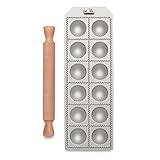 Marcato Ravioli Maker Press, Ravioli-Maschine, hausgemachter Ravioli-Schneider,...
