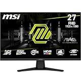 MSI MAG 274F 27 Zoll FHD 1920x1080 Gaming Monitor - Rapid IPS, 200Hz, 0,5ms, HDR...