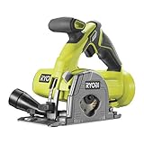 RYOBI R18MMS-0 18 V ONE+ Akku-Tauchsäge (Sägeblatt 85 mm, Schnitttiefe 0-26...