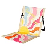 AKTIVE 62462 Strandmatte, faltbar, mit Liegefunktion, Maße: 39 x 39 x 40 cm,...