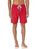 Amazon Essentials Herren Schnelltrocknende 23 cm Badehose, Rot, XL