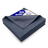 GLANTEX Brillenputztücher 3er Set – Mikrofaser Brillentuch 30x30cm in...