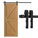 ETIASQSA 200CM/6.6FT Schiebetürbeschlag Schiebetürsystem Gleitschiene...