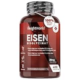 Eisentabletten - 400 Tabletten - Für Immunsystem, Energiestoffwechsel &...