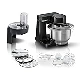 Bosch Küchenmaschine MUM Serie 2 MUMS2EB01, Edelstahl-Schüssel 3,8 L,...