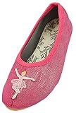Beck Mädchen ballerina's Gymnastikschuhe, Pink, 33 EU