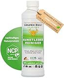 Golden Bull® Kunstleder Reiniger & Kunstleder Pflege 500ml [VEGAN - OHNE...