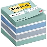 Post-it Notes Würfel, Blau, 450 Blatt, 76 mm x 76 mm - Für Notizen,...