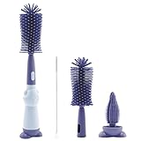 Clundoo Baby Flaschenbürste Set, DREI-in-Eins-Set Flaschenbürste Baby,...
