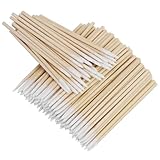 200 Stück Wattestäbchen, 7 cm Holz spitz Wattestäbchen Applikatoren für...