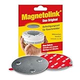 Magnetolink, Magnetbefestigungsset für Rauchmelder, Werkzeugfreie Montage mit...