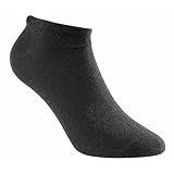 Woolpower Liner Socks Short - Leichte Socken/Füßlinge,Schwarz,40-44