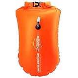 LimitlessXme Schwimmboje & Trockensack - 28l Orange. Sicherheit beim Schwimmen,...