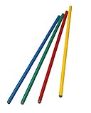 Grevinga® Turn- und Gymnastikstab (rot, 100 Zentimeter)