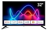 DYON Movie Smart 32 XT 80 cm (32 Zoll) Fernseher (HD Smart TV, HD Triple Tuner...
