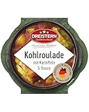 DREISTERN Kohlroulade 400g I Mit würziger Fleischfüllung in Sauce I Herzhaftes...